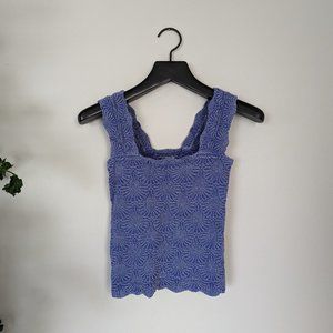 Free People Love Letter Cami - Periwinkle